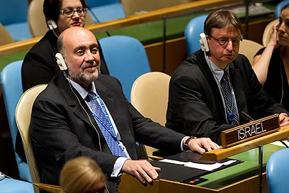 רון פרושאור, שגריר ישראל באו"ם (צילום: שחר עזרן)