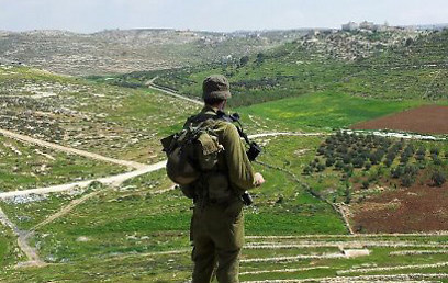 גאה לעשות מילואים ביהודה ושומרון. יניב בלומנפלד (צילום: אופיר אבימאיר)