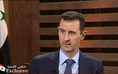 בשאר אסד, נהנה מרכבת אווירית של חימוש (צילום: AP)