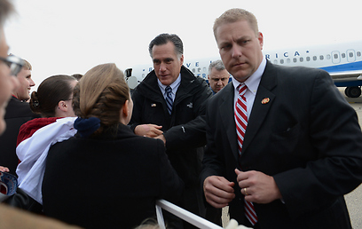 רומני באייווה (צילום: AFP) רומני באייווה (צילום: AFP)