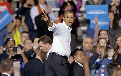 אובמה בוויסקונסין (צילום: AFP) אובמה בוויסקונסין (צילום: AFP)