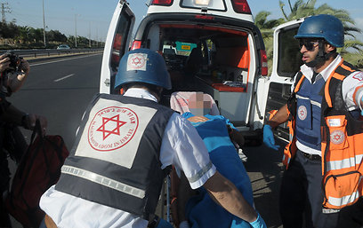מטח רקטות לדרום. שדרות, הבוקר (צילום: אבי רוקח)