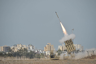 סוללת כיפת ברזל. אין ספור יירוטים של רקטות (צילום: אבי רוקח)