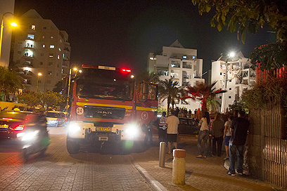 כבאית בראשון לציון (צילום: אסי עמר)