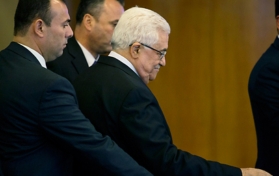 נשיא הרשות הפלסטינית בניו-יורק (צילום: AP)