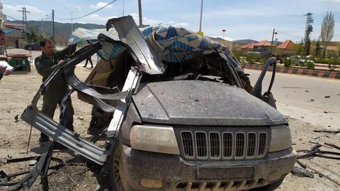 Procédure "Appuyez sur la voiture". La jeep du Hezbollah attaquée la semaine dernière 3082 ()