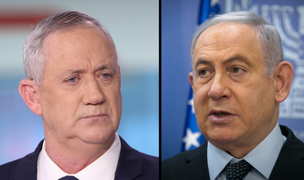 (צילום: אבי מועלם אוליבייה פיטוסי, פלאש90) ראש הממשלה, בנימין נתניהו, וראש הממשלה החלופי ושר הביטחון, בני גנץ (צילום: אבי מועלם אוליבייה פיטוסי, פלאש90)